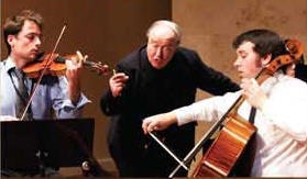 Menahem Pressler in a Conservatory master class