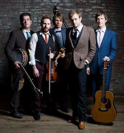 The Punch Brothers, Chris Thile second from right