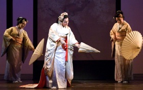 Racette as Butterfly<br>Photo by Terrence McCarthy