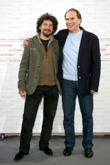Mihaileanu and Guskov at the Rome Film Festival