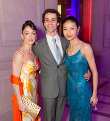 San Francisco Ballet principal dancers Lorena Feijoo, Vitor Luiz, and Yuan Yuan Tan