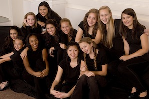 Members of the S.F. Girls Chorus Members of the S.F. Girls Chorus