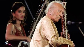 Anoushka and Ravi Shankar