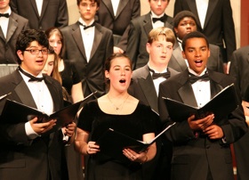 Soprano Patricia St. Peter at the SOTA<br>Winter Chamber Concert<br>Photo by Larry Rosenberg