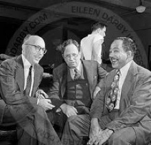 Kurt Weill, Elmer Rice, and Langston Hughes<br>(c) Ellen Darby images