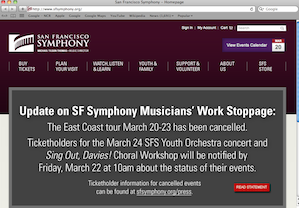 SFS homepage update to visitors SFS