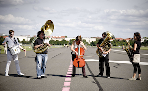 Tempelhof broadcast rehearsal in Berlin Tempelhof