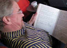 Light reading for a composer
