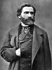 That's how young Verdi was when already a San Francisco favorite, in 1853 Verdi