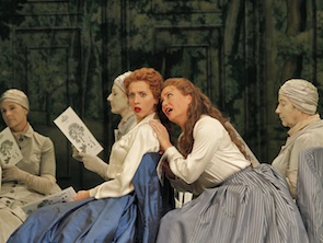 Lisette Oropesa and Heidi Stober<br>Photo by Cory Weaver Lisette Oropesa and Heidi Stober