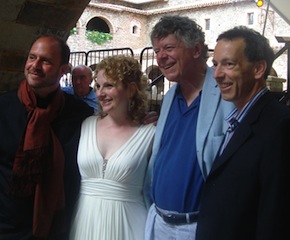 At Festival del Sol: Barrett Wissman, soprano Lisa Delan, Gordon Getty, and festival director Rick Walker At Festival del Sol: Barrett Wissman, soprano Lisa Delan, Gordon Getty, and festival director Rick Walker