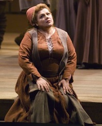 Dolora Zajick as Joan of Arc in a S.F. Opera production of <em>Maid of Orleans</em><br>Photo by Katy Raddatz Dolora Zajick as Joan of Arc