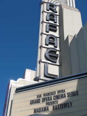 Smith-Rafael Theater Marquee<br/>Photos by Jessica Hilo Smith Rafael Theater Marquee