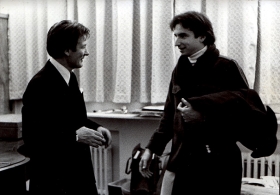 A Mary Morris photo of Neville Marriner<br/>and MTT in London Neville Marriner and Michael Tilson Thomas