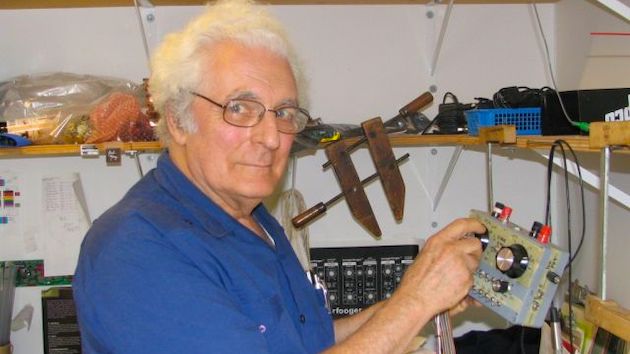 Theremin enthusiast/Synthesizer pioneer Bob Moog in 2004 | <em>Courtesy of Mark Vail</em>