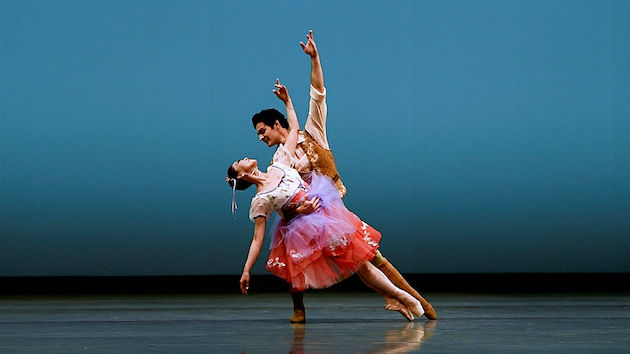 Misa Kuranaga and Angelo Greco in the pas de deux from Arthur Saint-Léon's <em>Coppélia | Credit: San Francisco Ballet</em>