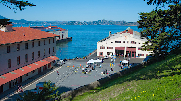 After some legal wrangling, the SF International Arts Festival took place on the grounds of Fort Mason.