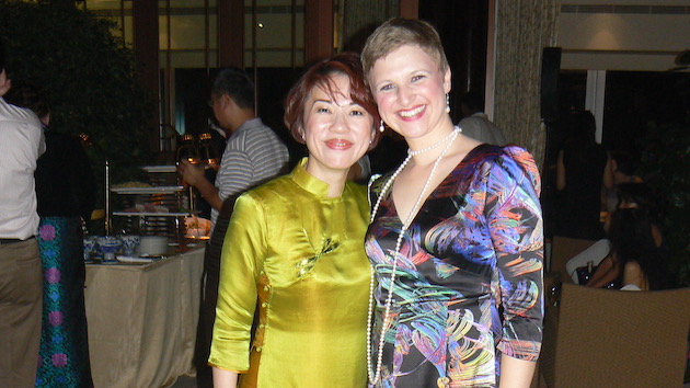 Katherine Chu and Juliet Petrus co-wrote <em>Singing in Mandarin</em>